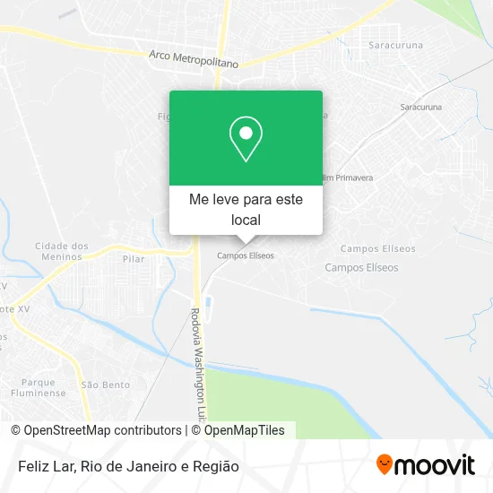 Feliz Lar mapa
