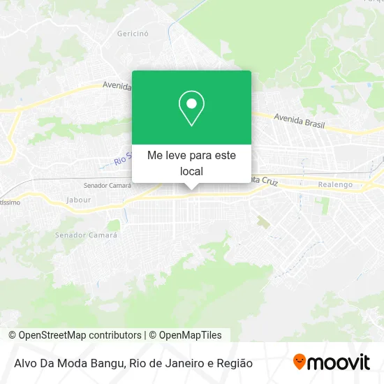 Alvo Da Moda Bangu mapa