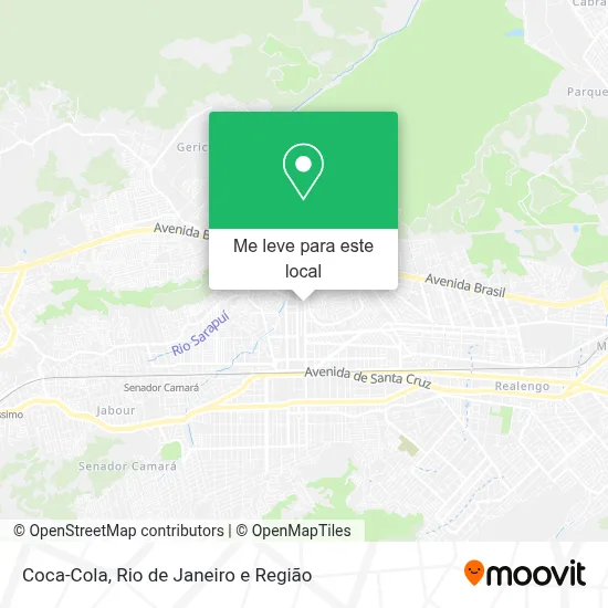 Coca-Cola mapa