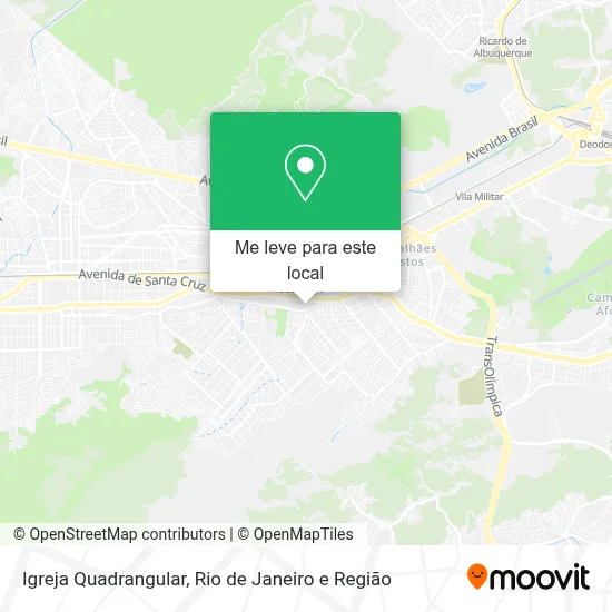 Igreja Quadrangular mapa