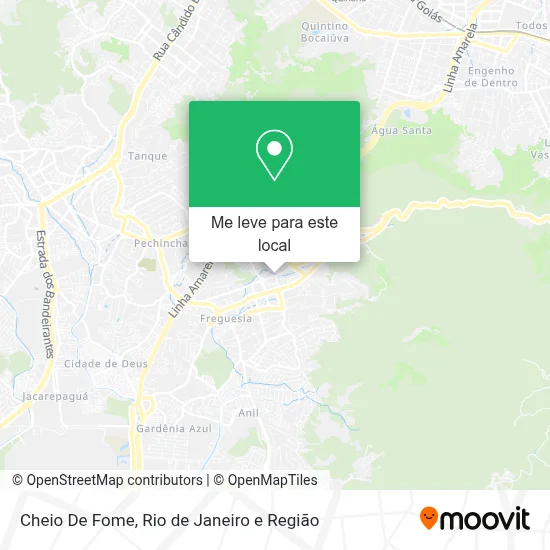 Cheio De Fome mapa
