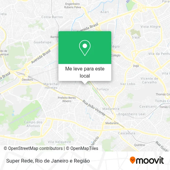 Super Rede mapa