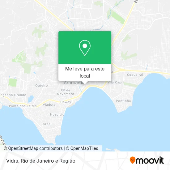 Vidra mapa