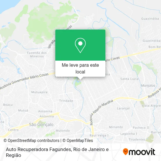 Auto Recuperadora Fagundes mapa