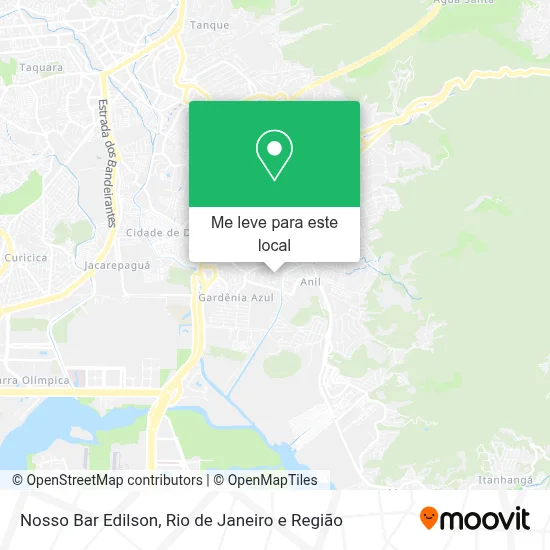 Nosso Bar Edilson mapa