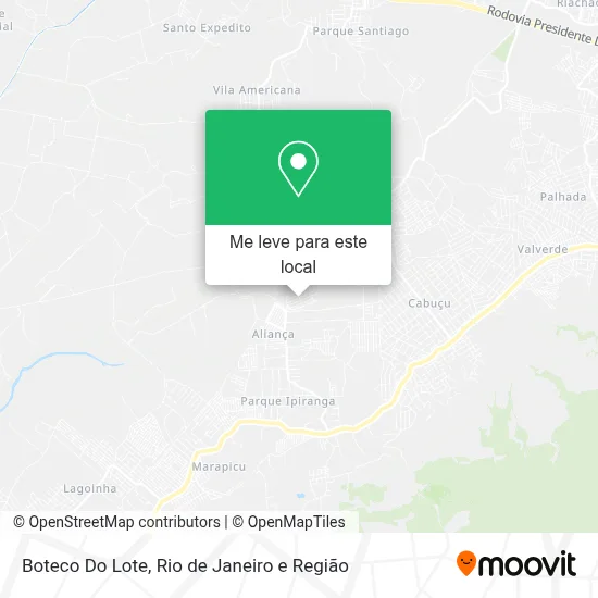 Boteco Do Lote mapa