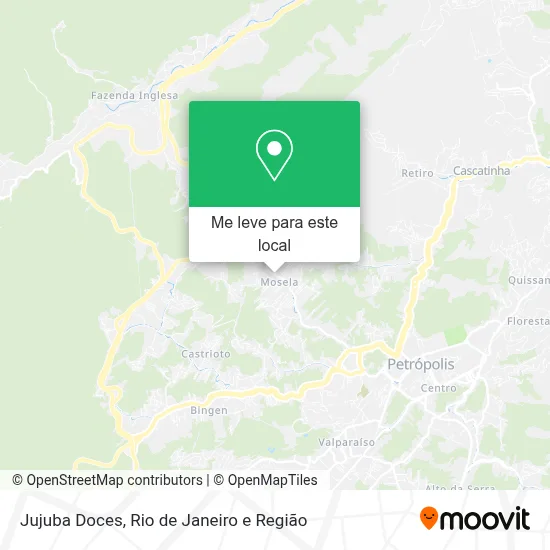 Jujuba Doces mapa