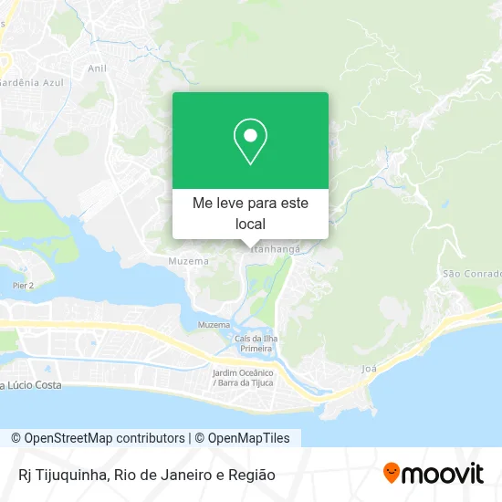 Rj Tijuquinha mapa