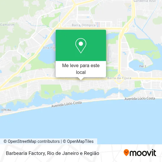 Barbearia Factory mapa