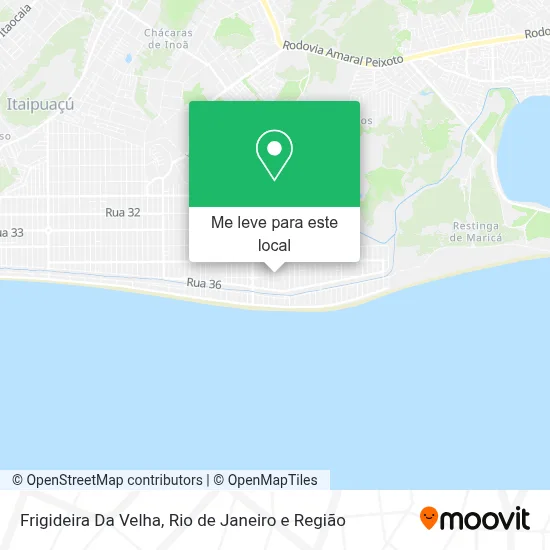 Frigideira Da Velha mapa