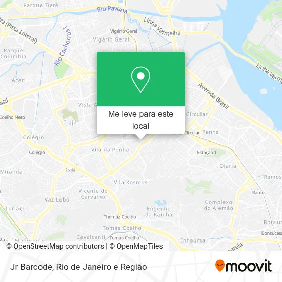 Jr Barcode mapa