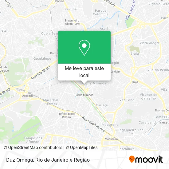 Duz Omega mapa