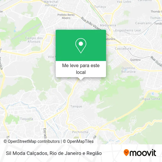 Sil Moda Calçados mapa
