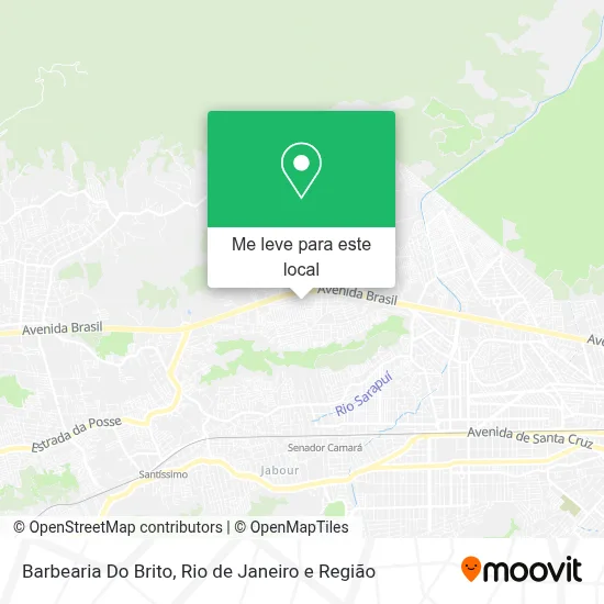 Barbearia Do Brito mapa