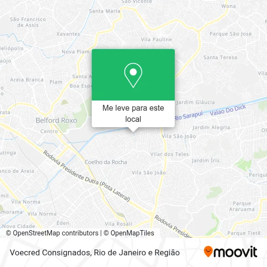 Voecred Consignados mapa