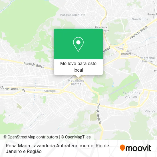 Rosa Maria Lavanderia Autoatendimento mapa