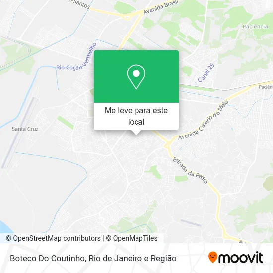 Boteco Do Coutinho mapa