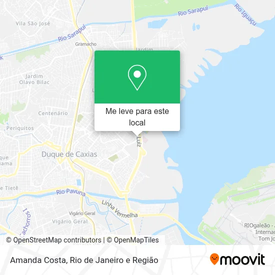 Amanda Costa mapa