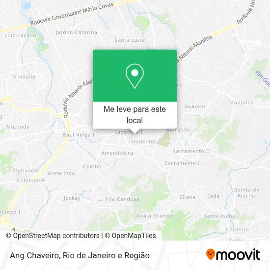 Ang Chaveiro mapa