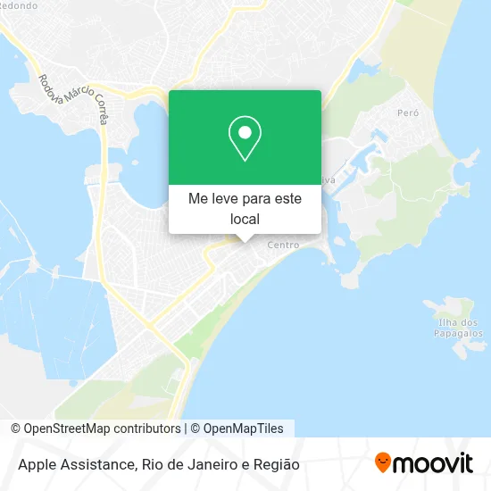 Apple Assistance mapa