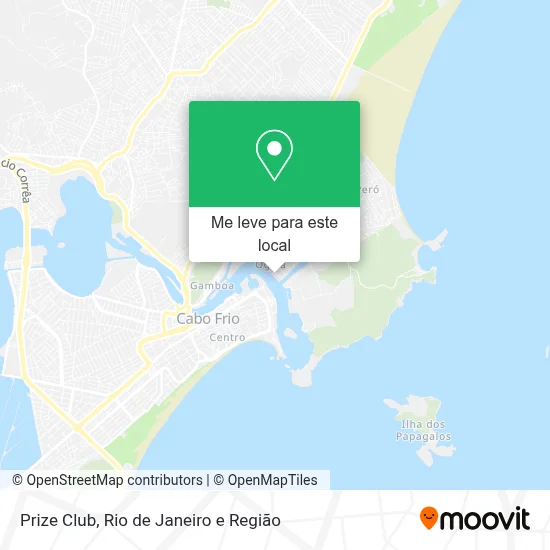 Prize Club mapa