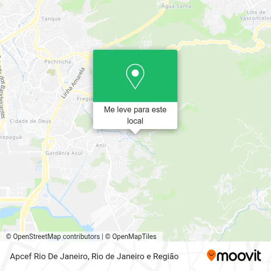 Apcef Rio De Janeiro mapa
