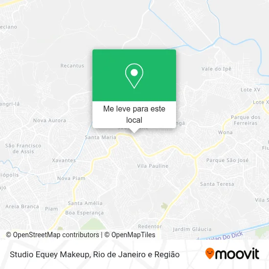 Studio Equey Makeup mapa