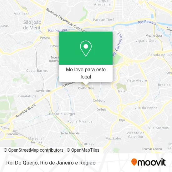Rei Do Queijo mapa