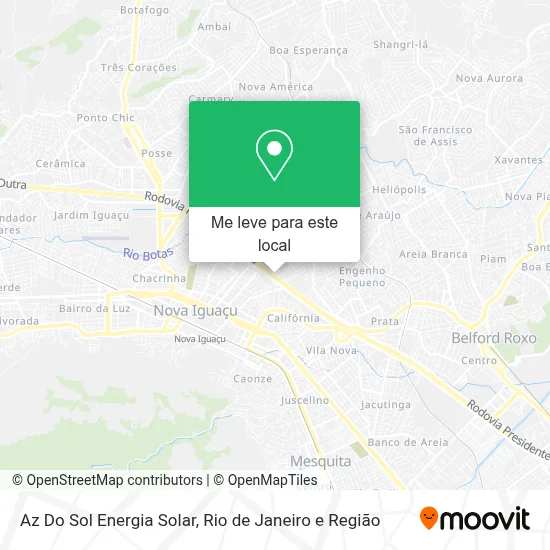 Az Do Sol Energia Solar mapa