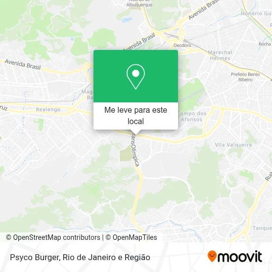 Psyco Burger mapa