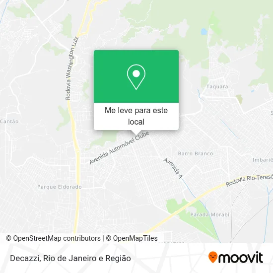 Decazzi mapa