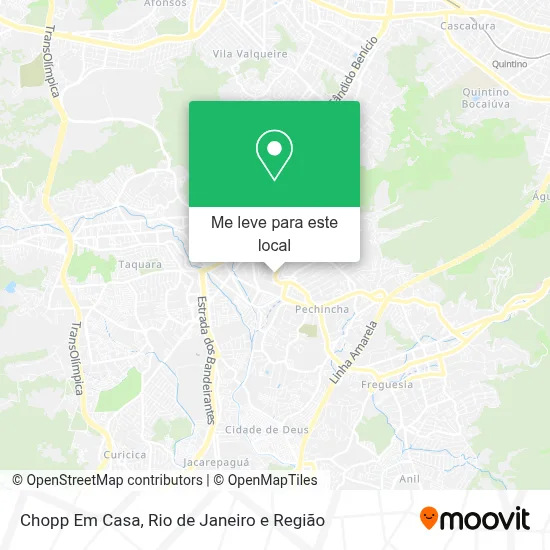 Chopp Em Casa mapa