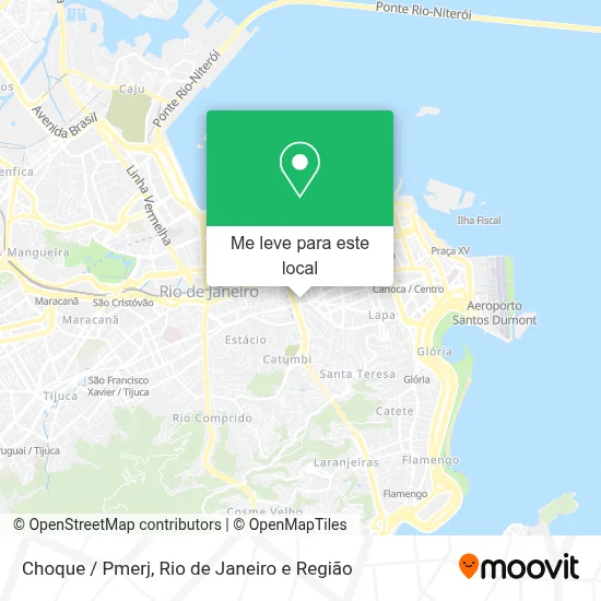 Choque / Pmerj mapa