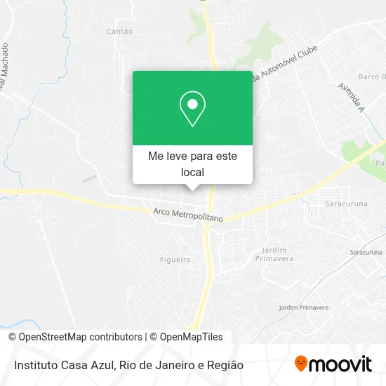 Instituto Casa Azul mapa