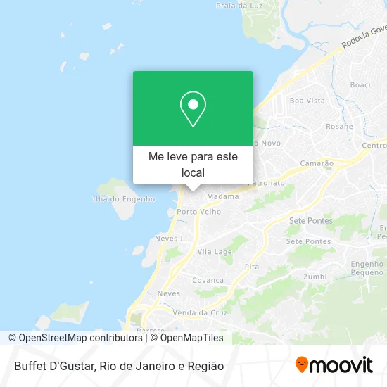 Buffet D'Gustar mapa