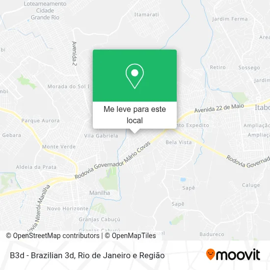 B3d - Brazilian 3d mapa