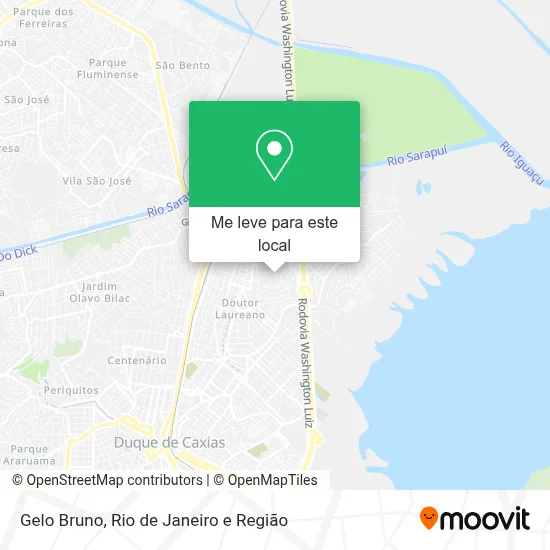 Gelo Bruno mapa