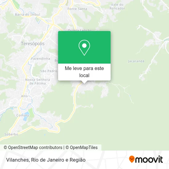Vilanches mapa