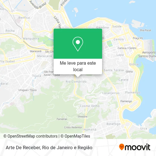 Arte De Receber mapa