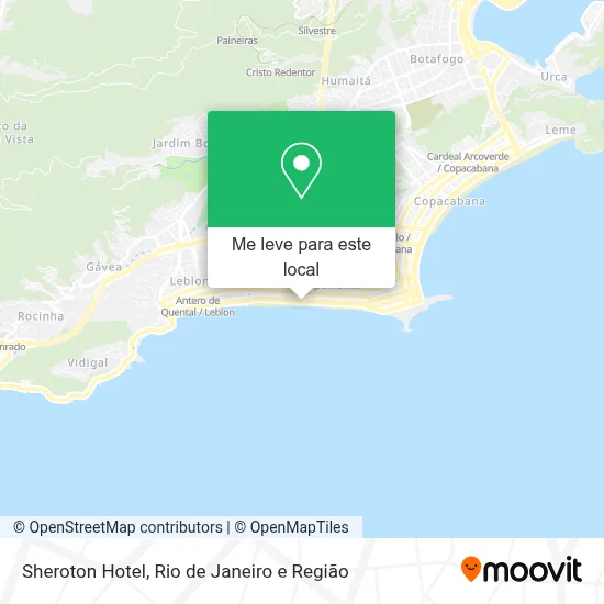 Sheroton Hotel mapa