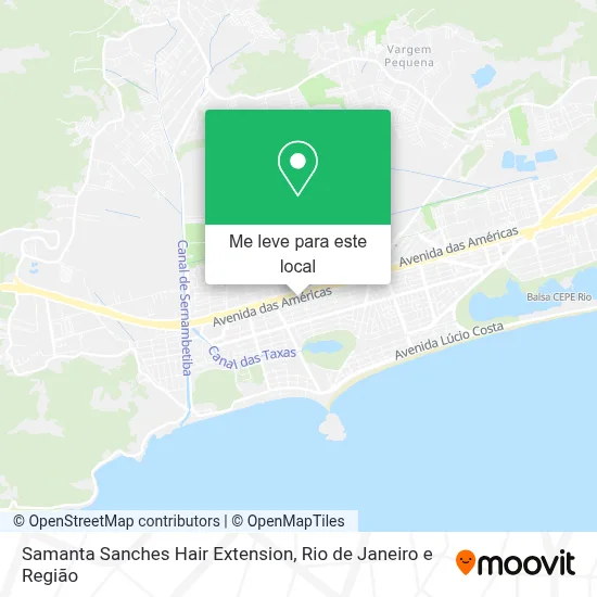 Samanta Sanches Hair Extension mapa