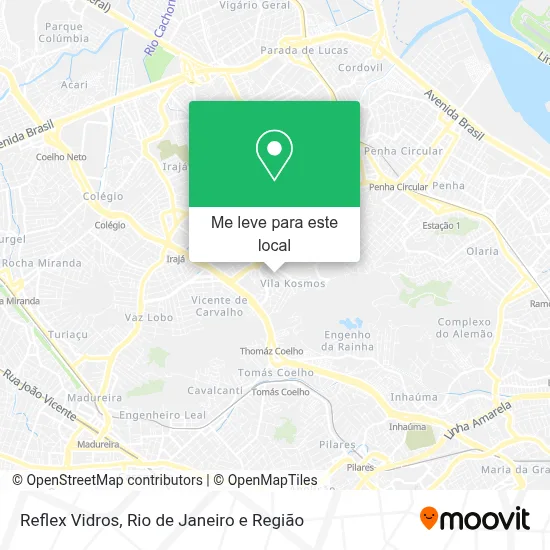 Reflex Vidros mapa
