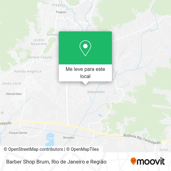 Barber Shop Brum mapa