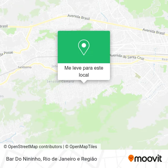 Bar Do Nininho mapa