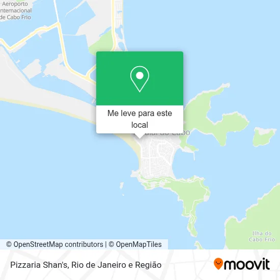 Pizzaria Shan's mapa