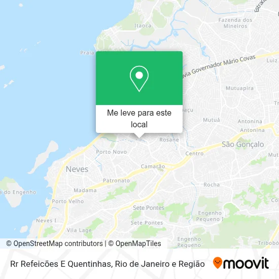 Rr Refeicões E Quentinhas mapa
