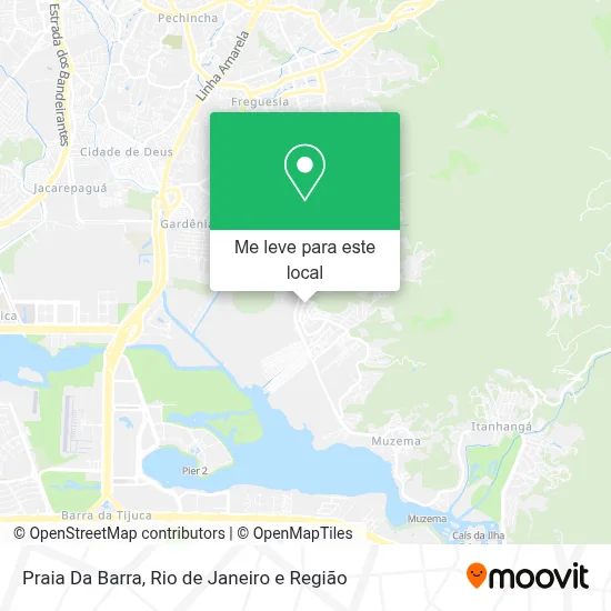 Praia Da Barra mapa