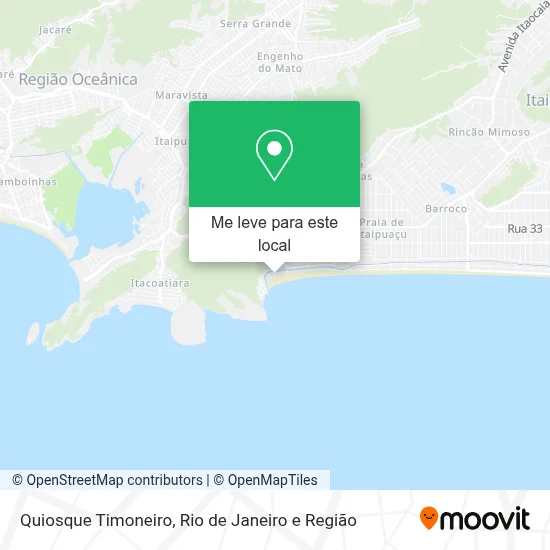 Quiosque Timoneiro mapa