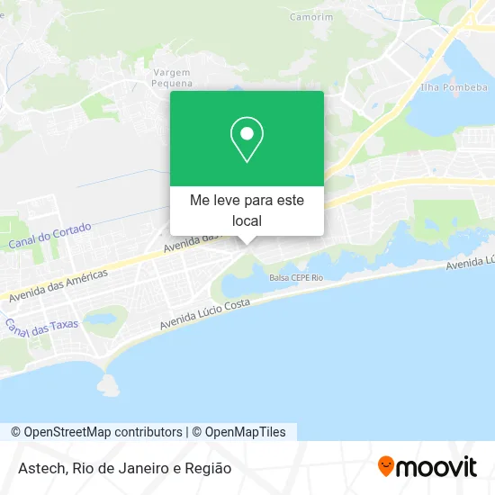 Astech mapa