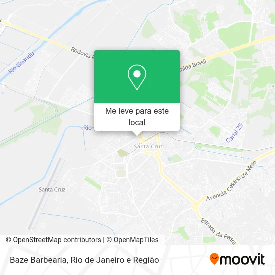 Baze Barbearia mapa